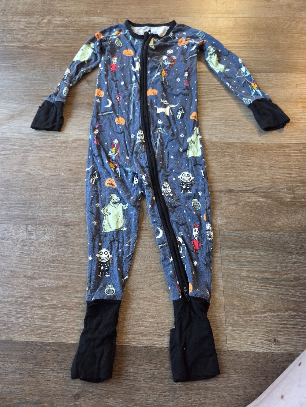 Little Sleepies Bamboo Nightmare Before Christmas Pajamas Oogie Boogie 12-18m